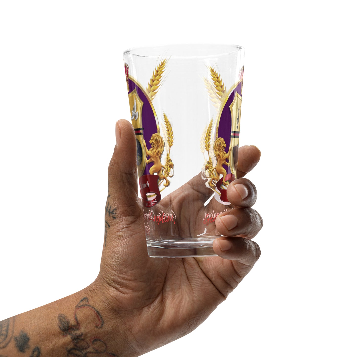 Shaker pint glass