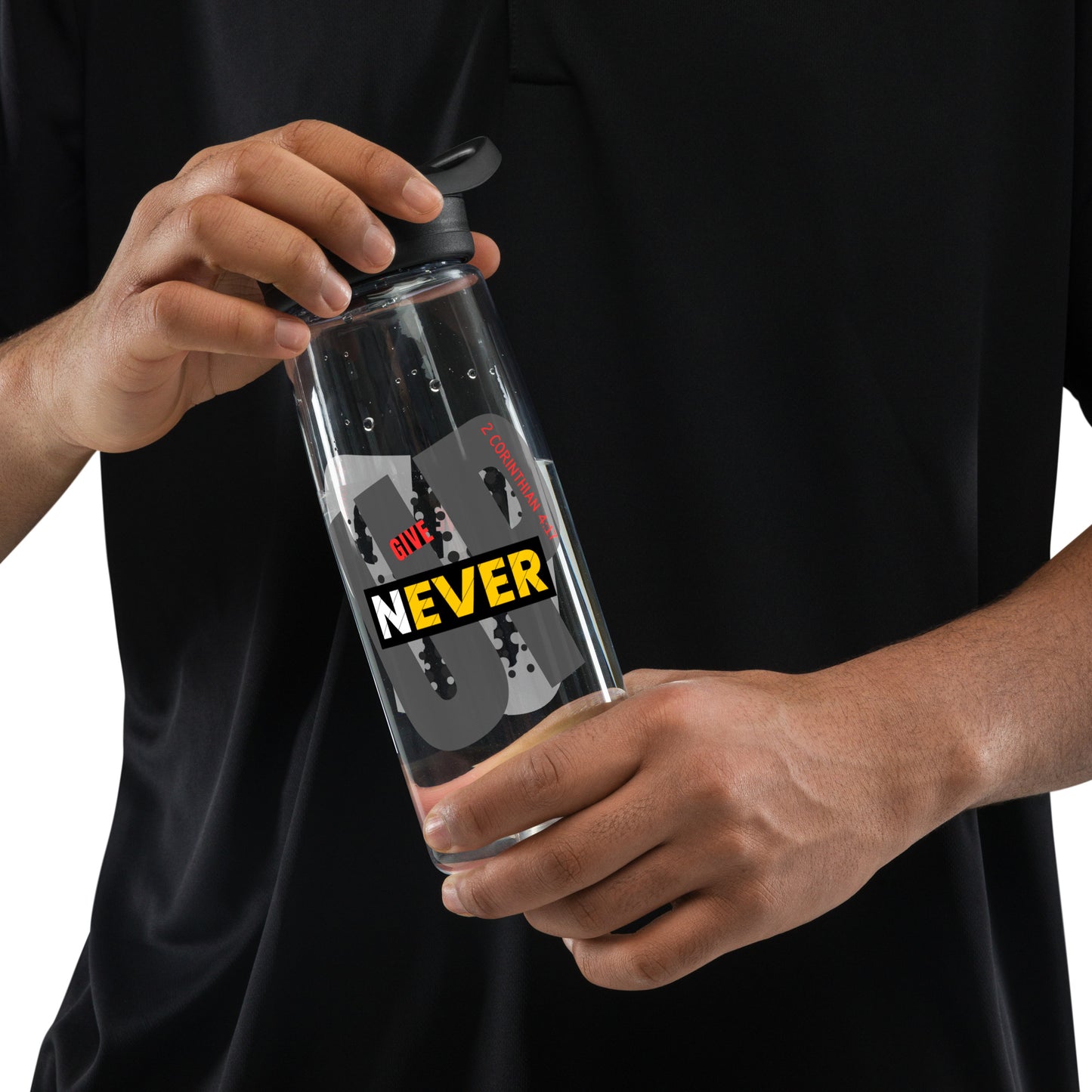 Sports water bottle
