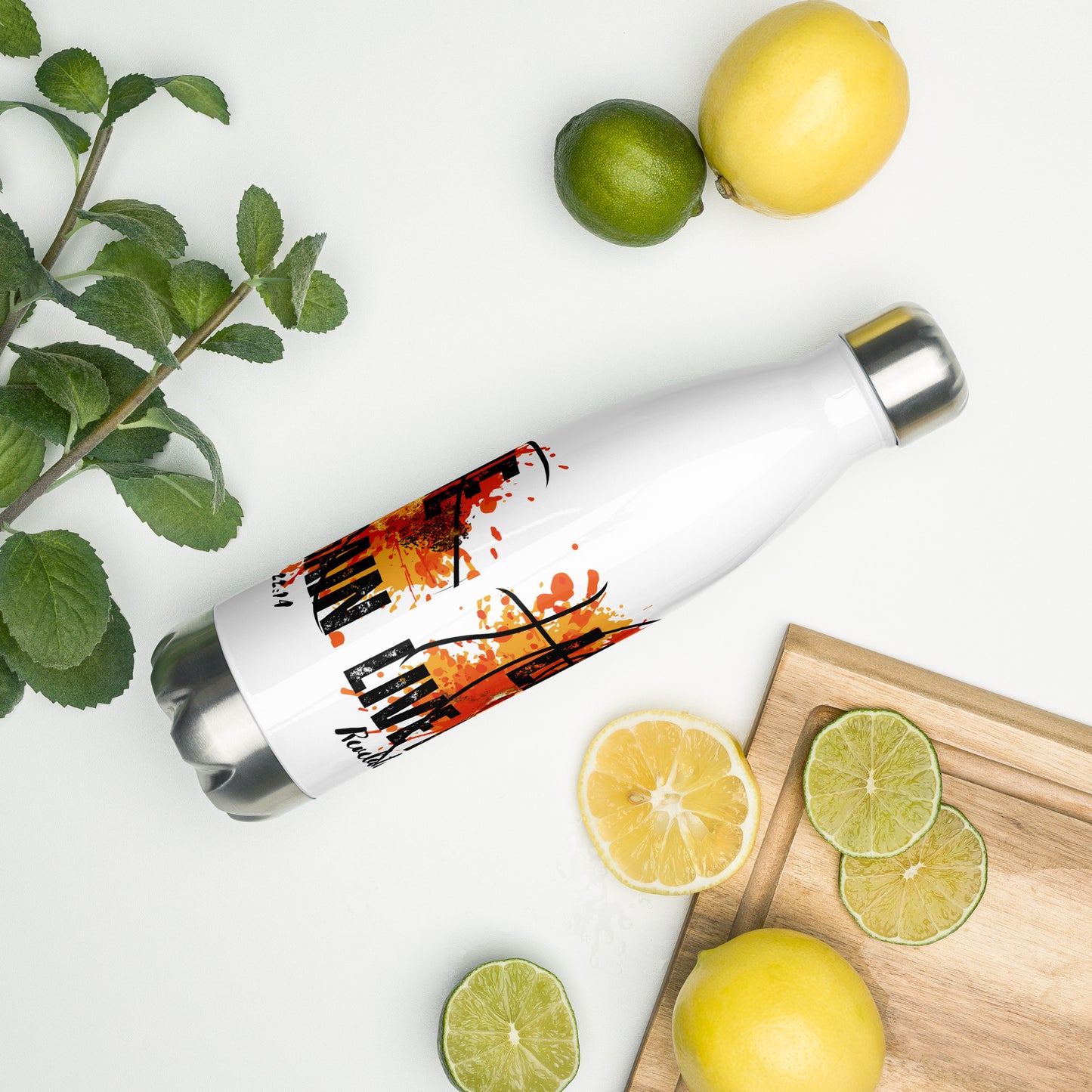 Stainless steel water bottle