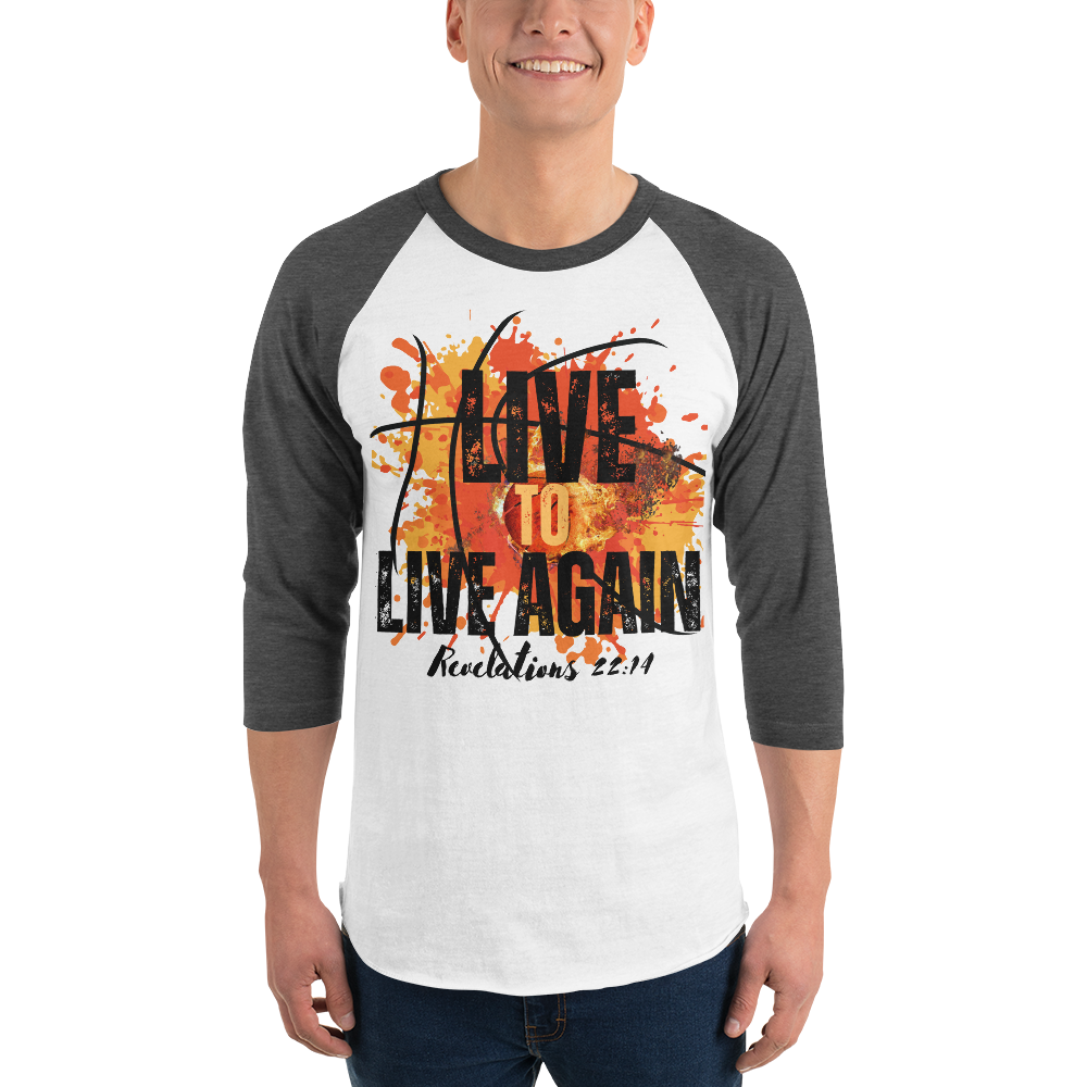 3/4 sleeve raglan shirt