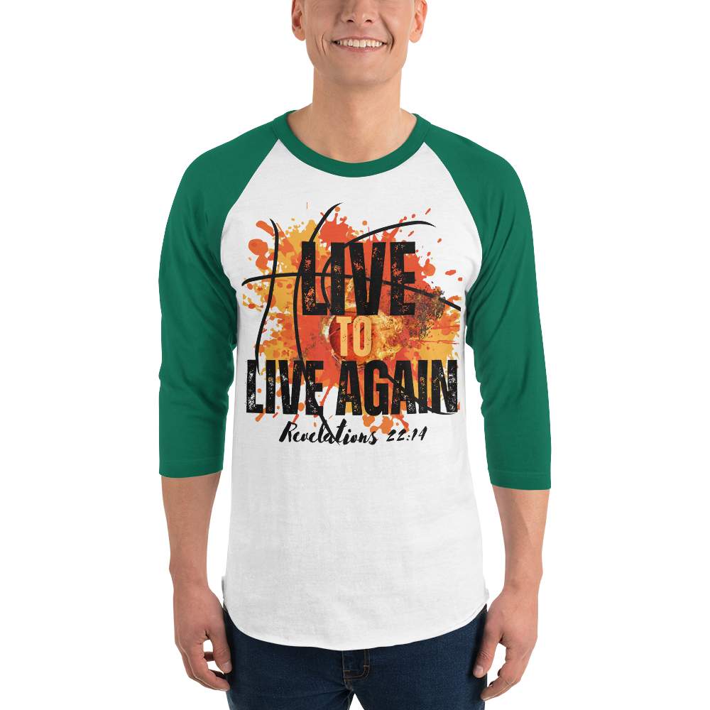 3/4 sleeve raglan shirt