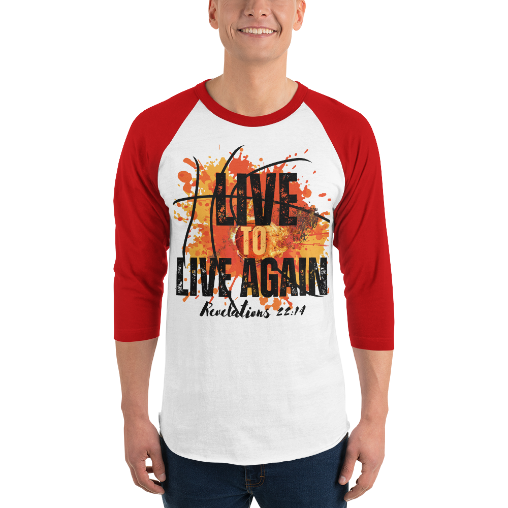 3/4 sleeve raglan shirt