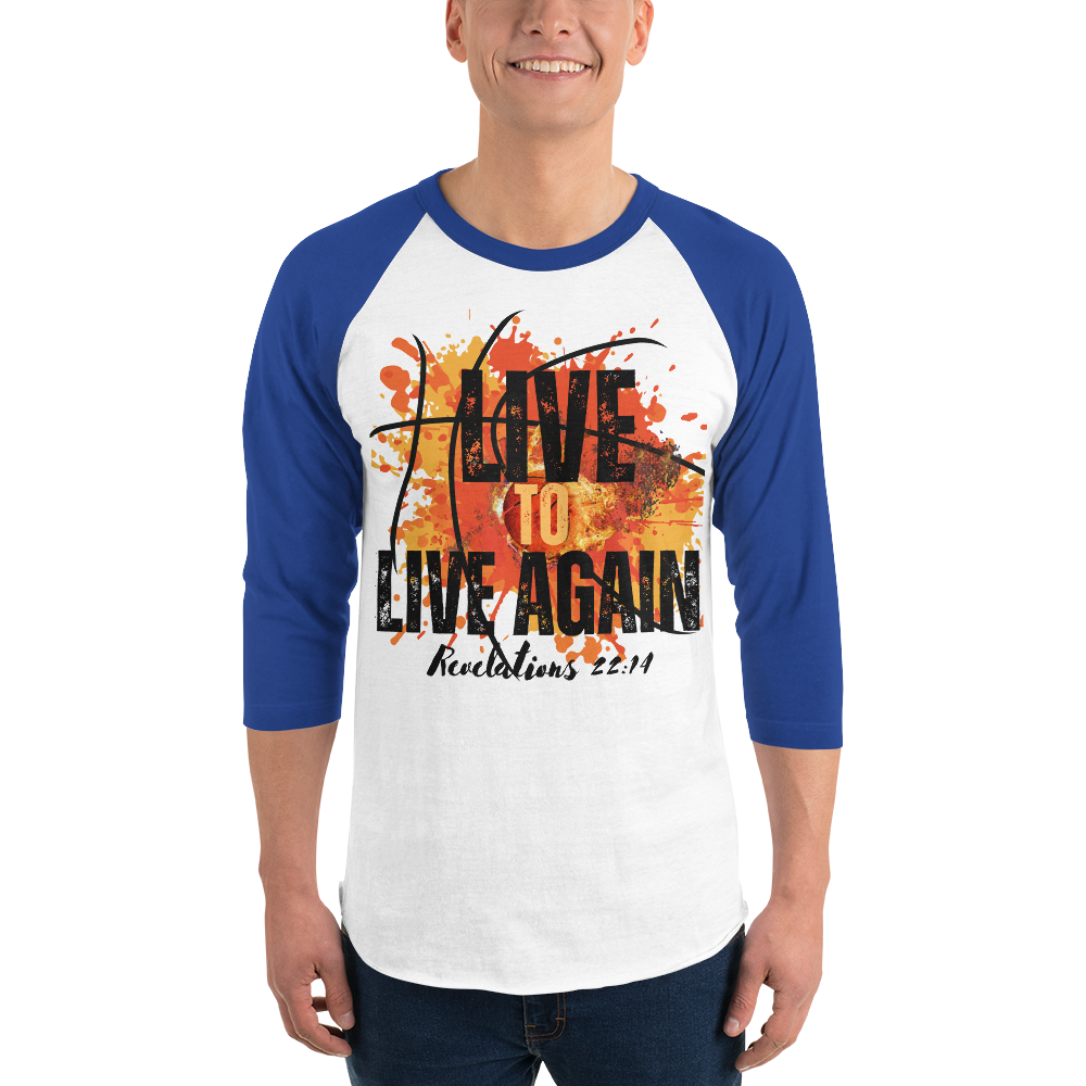 3/4 sleeve raglan shirt