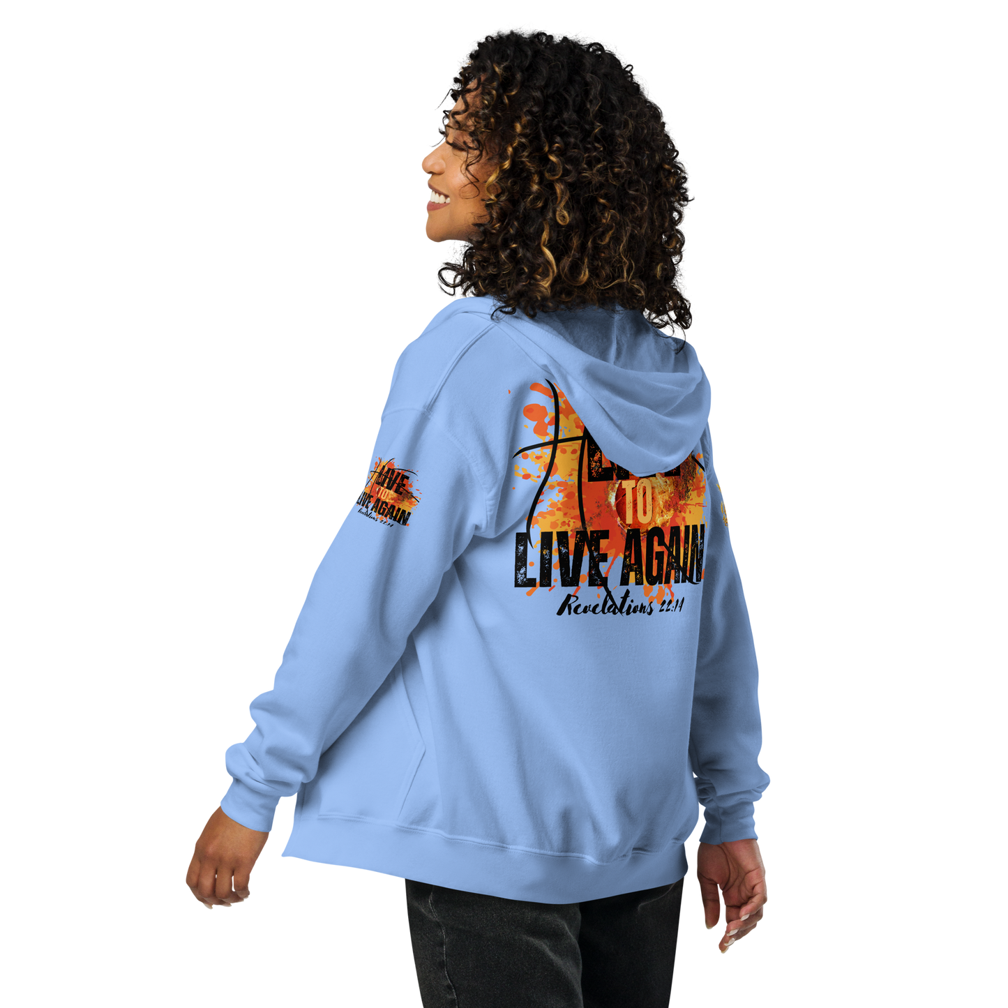 Unisex heavy blend zip hoodie