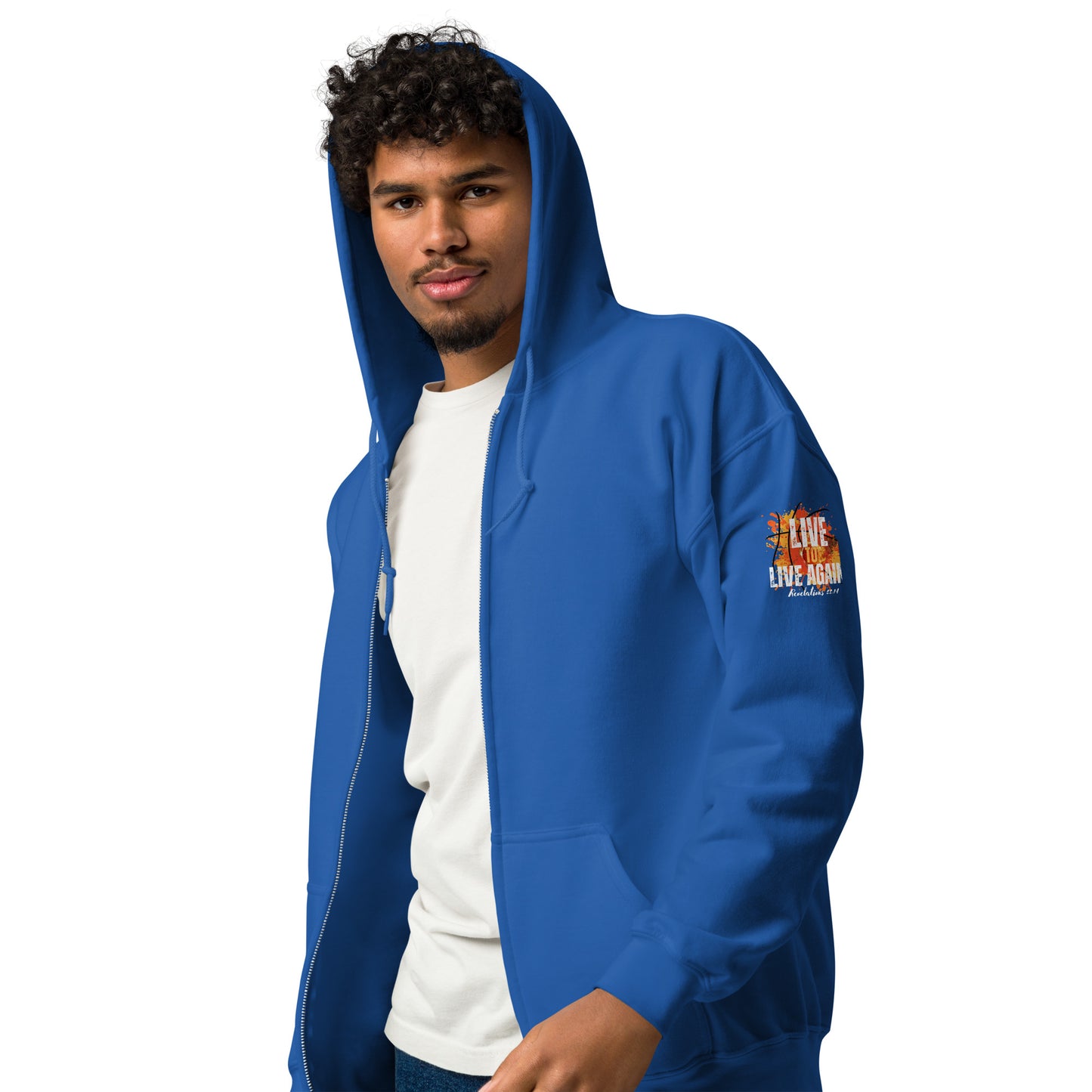 Unisex heavy blend zip hoodie