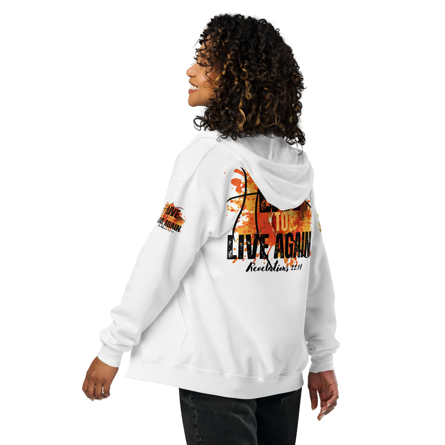 Unisex heavy blend zip hoodie