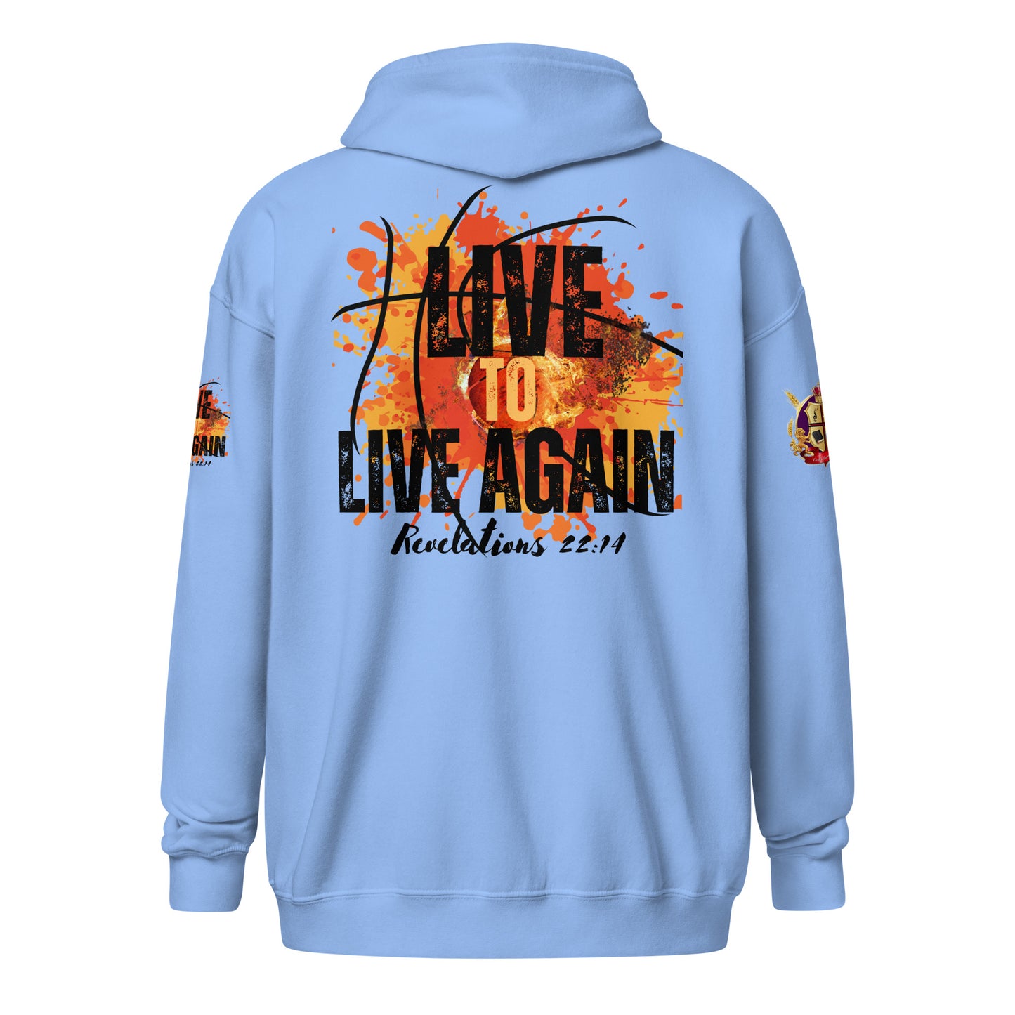 Unisex heavy blend zip hoodie