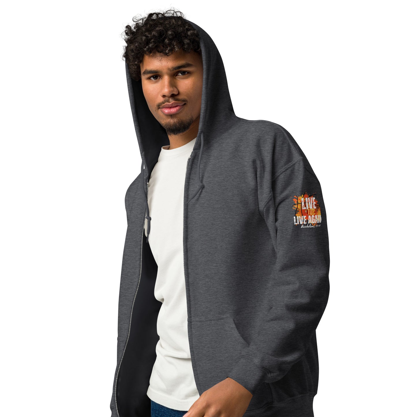 Unisex heavy blend zip hoodie
