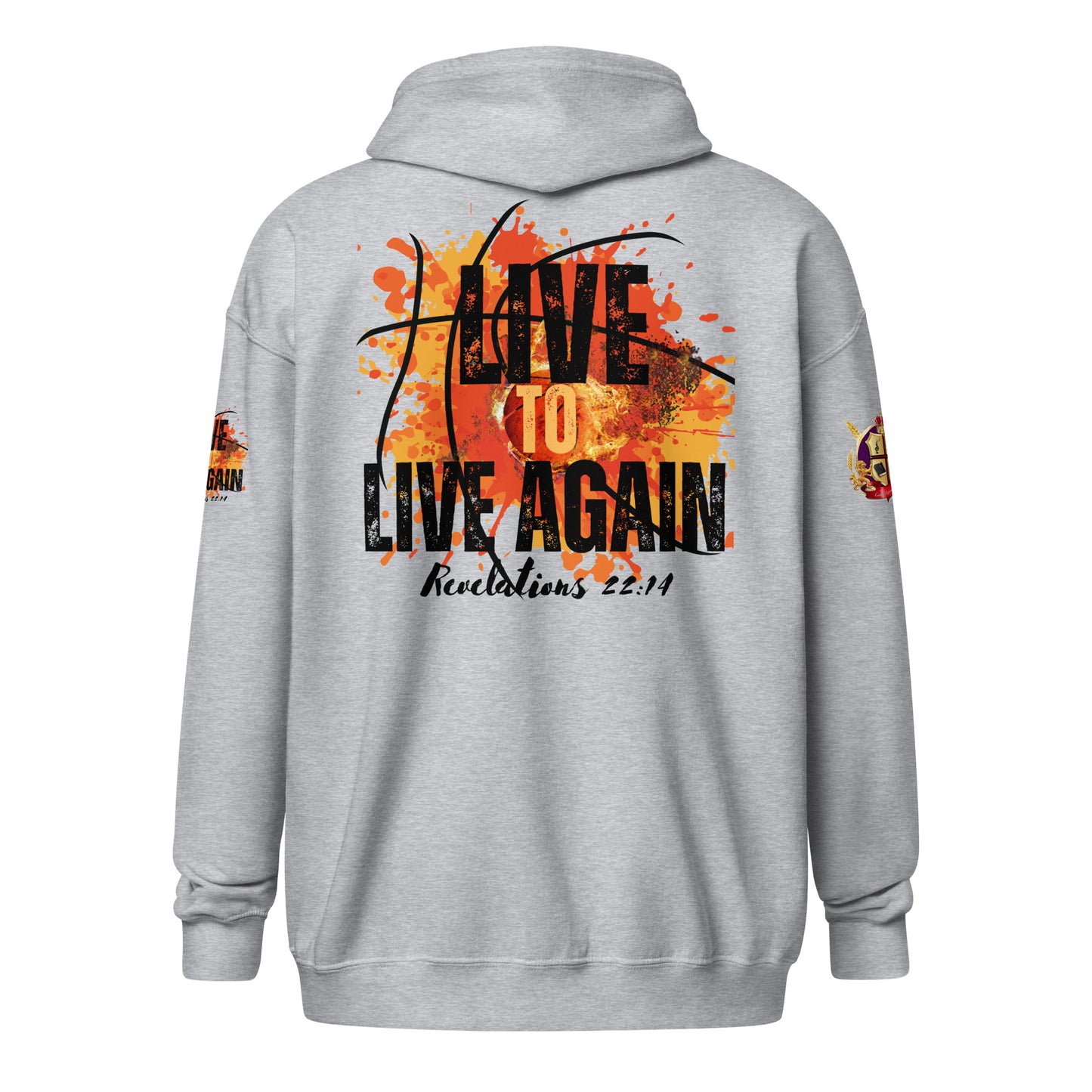 Unisex heavy blend zip hoodie