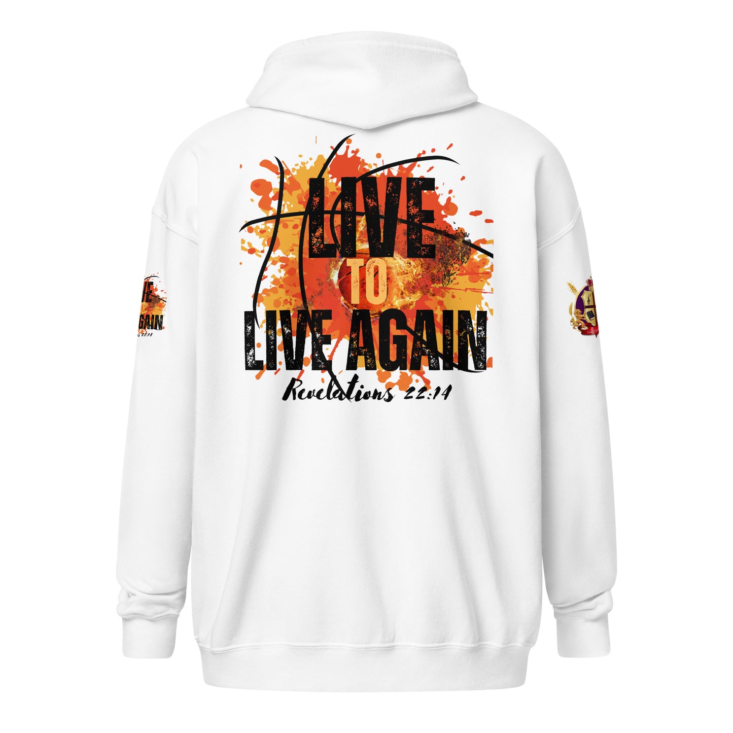 Unisex heavy blend zip hoodie